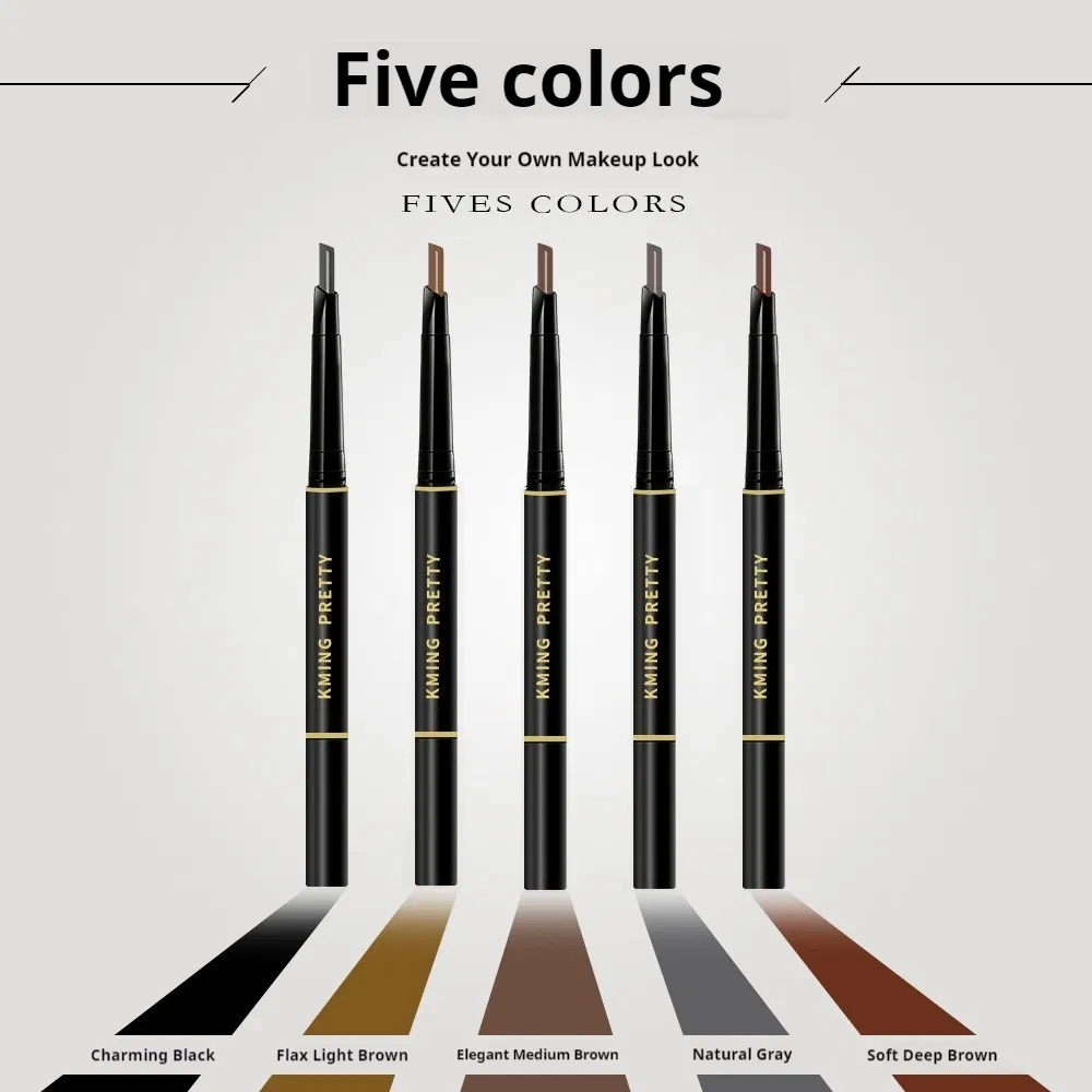 Long Lasting Smudge Proof Eyebrow Pencil Water Resistant Formula