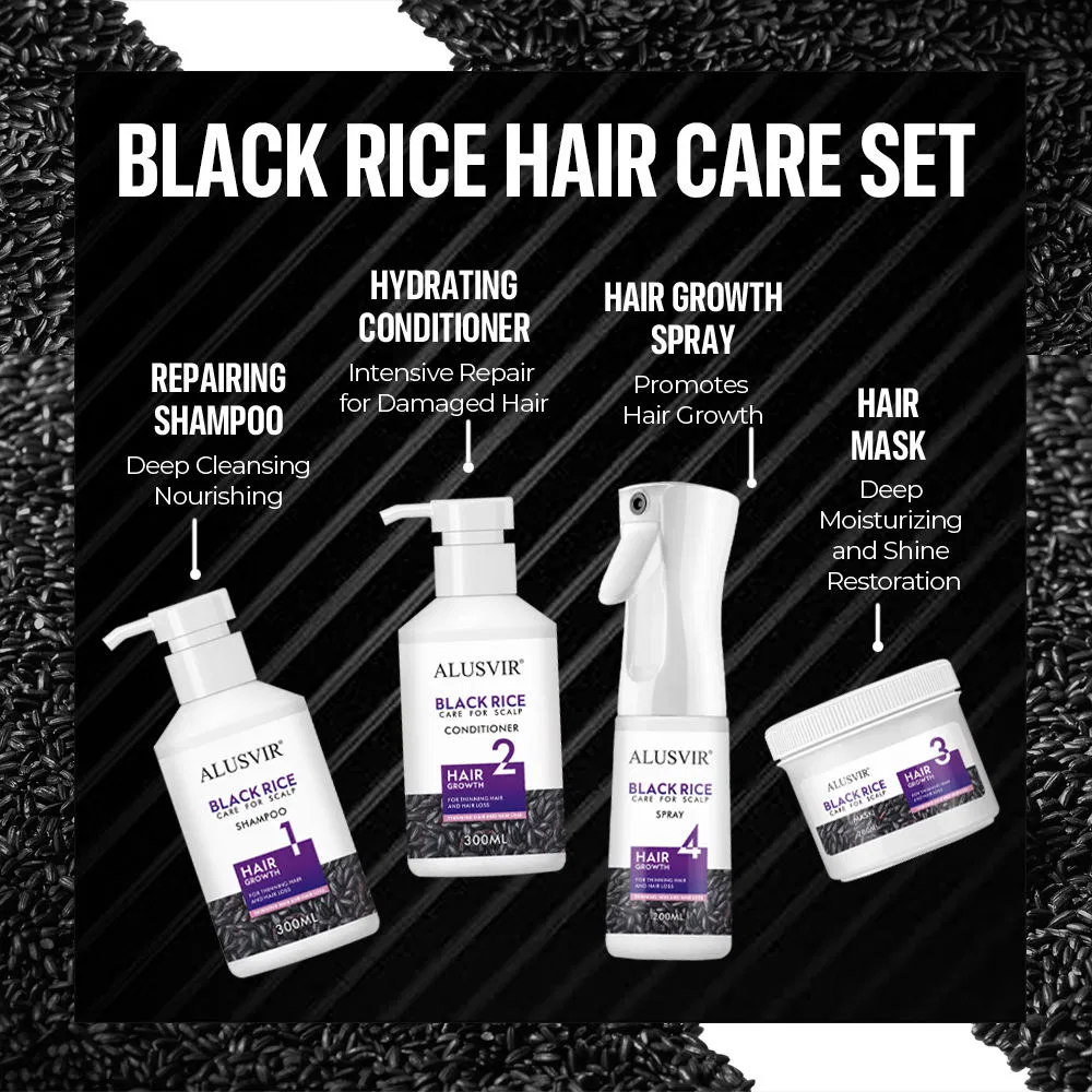 Organic Black Rice Biotin Keratin Castor Oil Hair Growth Nourishing Hair Conditioner