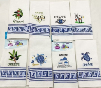 Colorful Decorative Tea Towels for Gift Giving and Home and Hotel