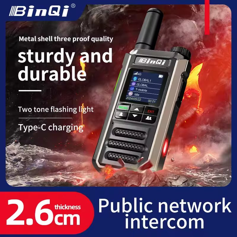 Портативная рация Binqi Bq-H18 4G с глобальной связью