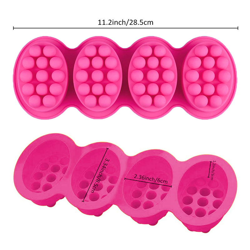 Custom Massage Bar Soap Making Tool Silicone Soap Mold