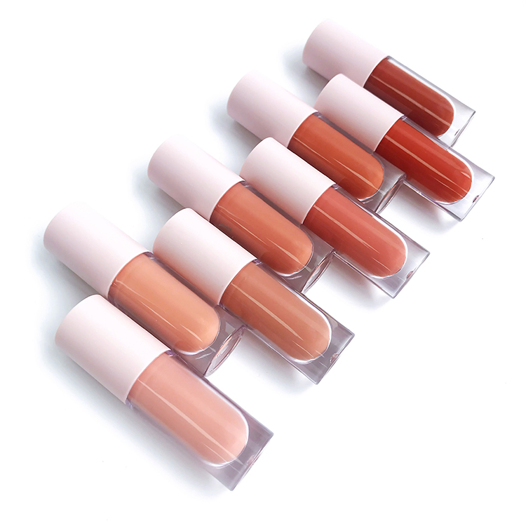 Customizable Matte Finish Lipstick Long-Lasting Lip Gloss Kiss-Proof Nude Liquid Lipstick Makeup