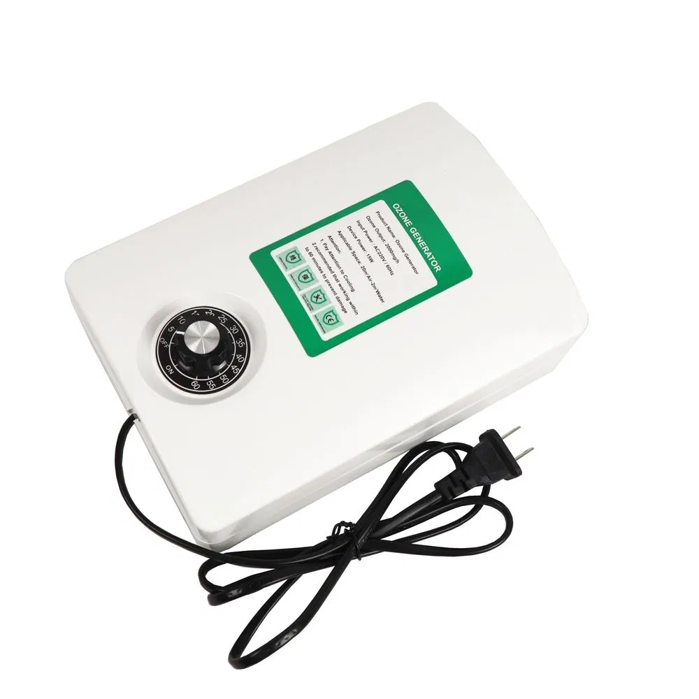 2000mg/H Ozone Generator Suitable for Household, Hotel, Restaurant, and Kitchen Cleaning of Fruits, Vegetables, and Meat.