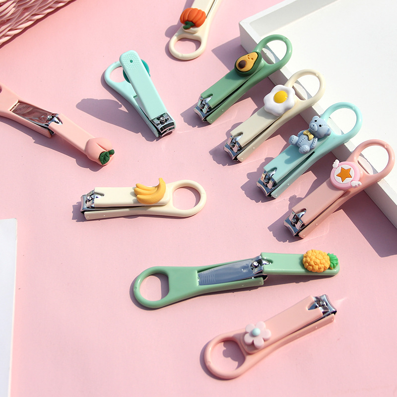 Portable Cartoon Anti-Splash Nail Clippers