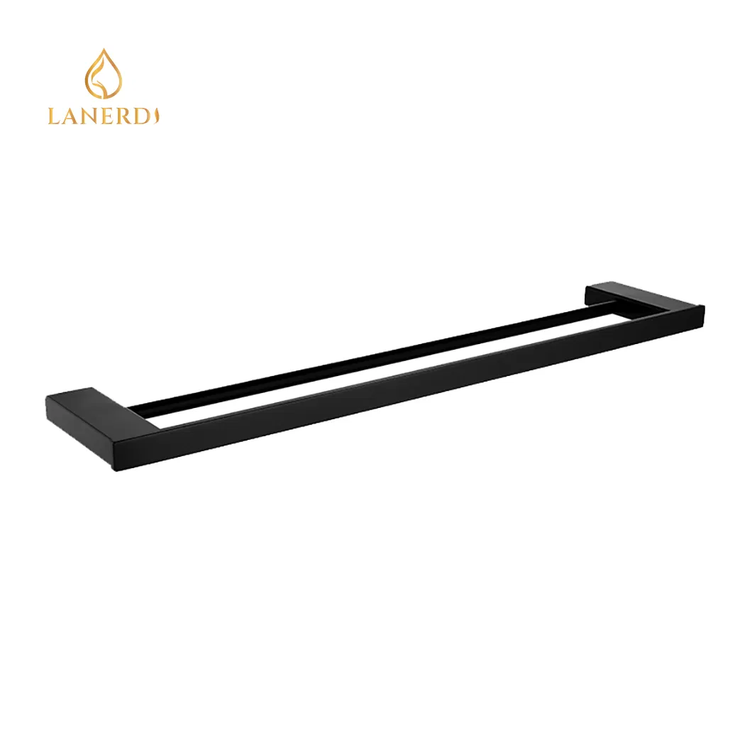 Комплект фурнитуры для ванной Lanerdi, черный, нержавеющая сталь