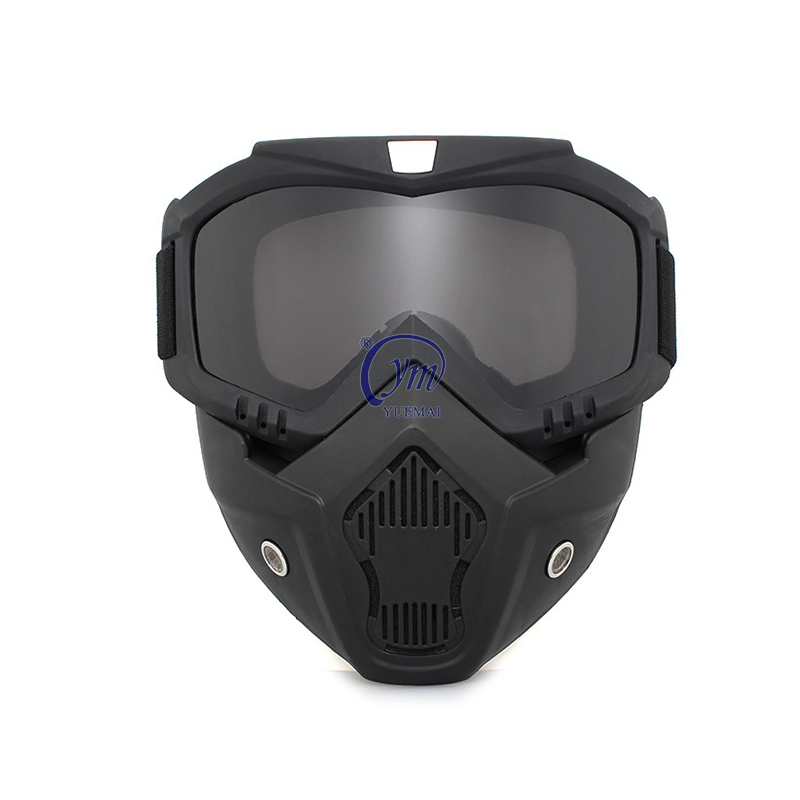 Vintage Harley Mask Eye Protection Helmet Tactical Sand-Proof Motorcycle Equipped Goggles with Ski Glasses