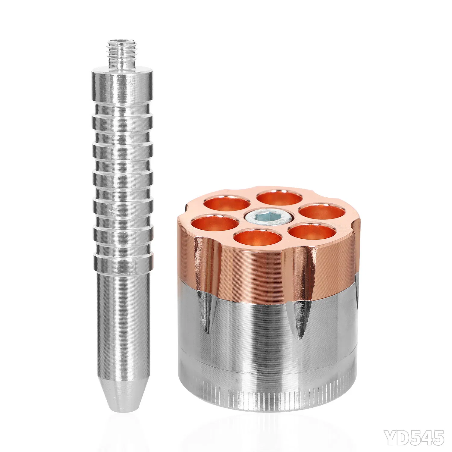 Revolver Bullet Shaped Dry Herb Tobacco Hand Grinders
