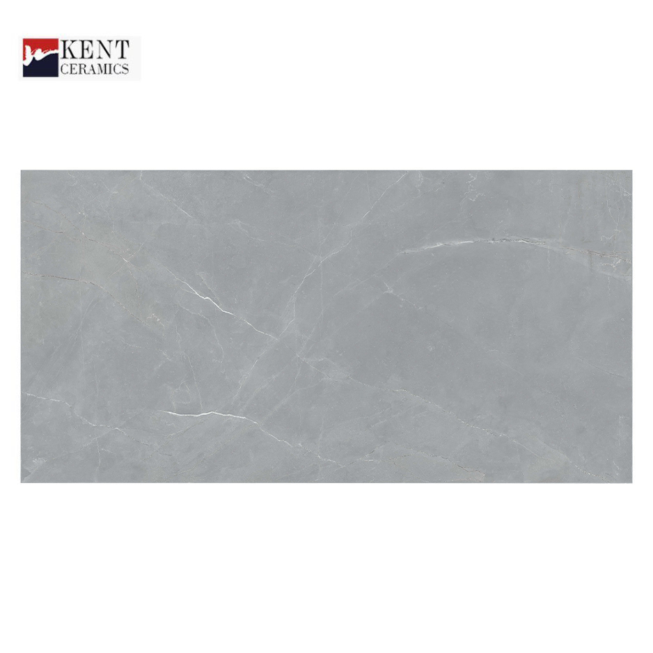 Dark Grey Marble Look Full Body Porcelain Tiles 600*1200mm
