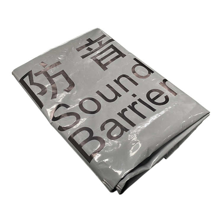Litong Waterproof PVC Coated Tarp Fabric Portable Quick Install Acoustic Soundproof Noise Barrier Sheet