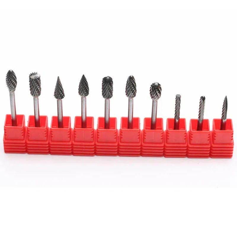 Buytop H M-Type Tungsten Carbide Burrs Rotary Files Deburring Tools Carbide Bur Set