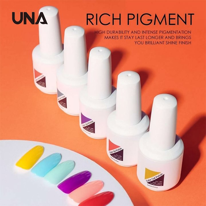 Gel Nail Polish UV Gel High Quality Private Label Supplies Long Lasting 15ml for DIY Hot Selling Custom Logos