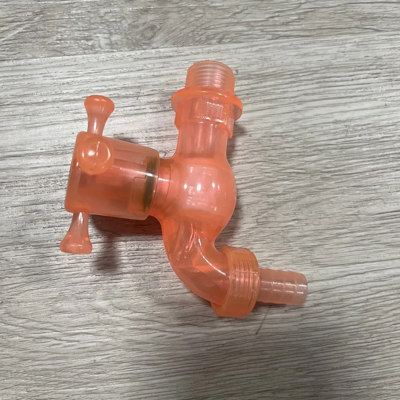 Plastic Water Tap PVC Orange Handle Faucet