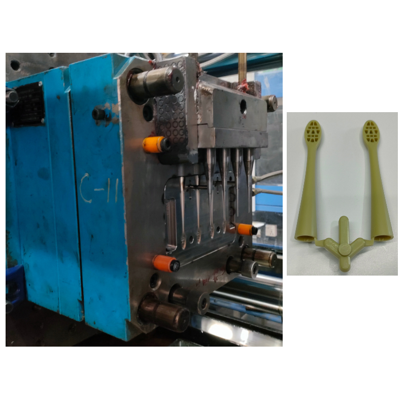 Wholesale Toothbrush Parts 4 Cavities Injection Mold in ABS Plastic