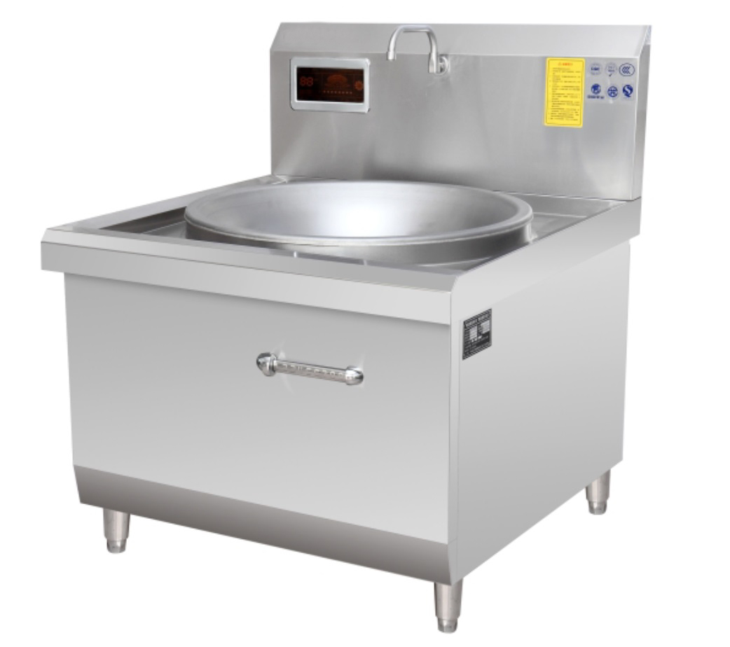 Electromagnetic One-Head One-Tailed Small Wok Furnace Commercial Induction Cooker