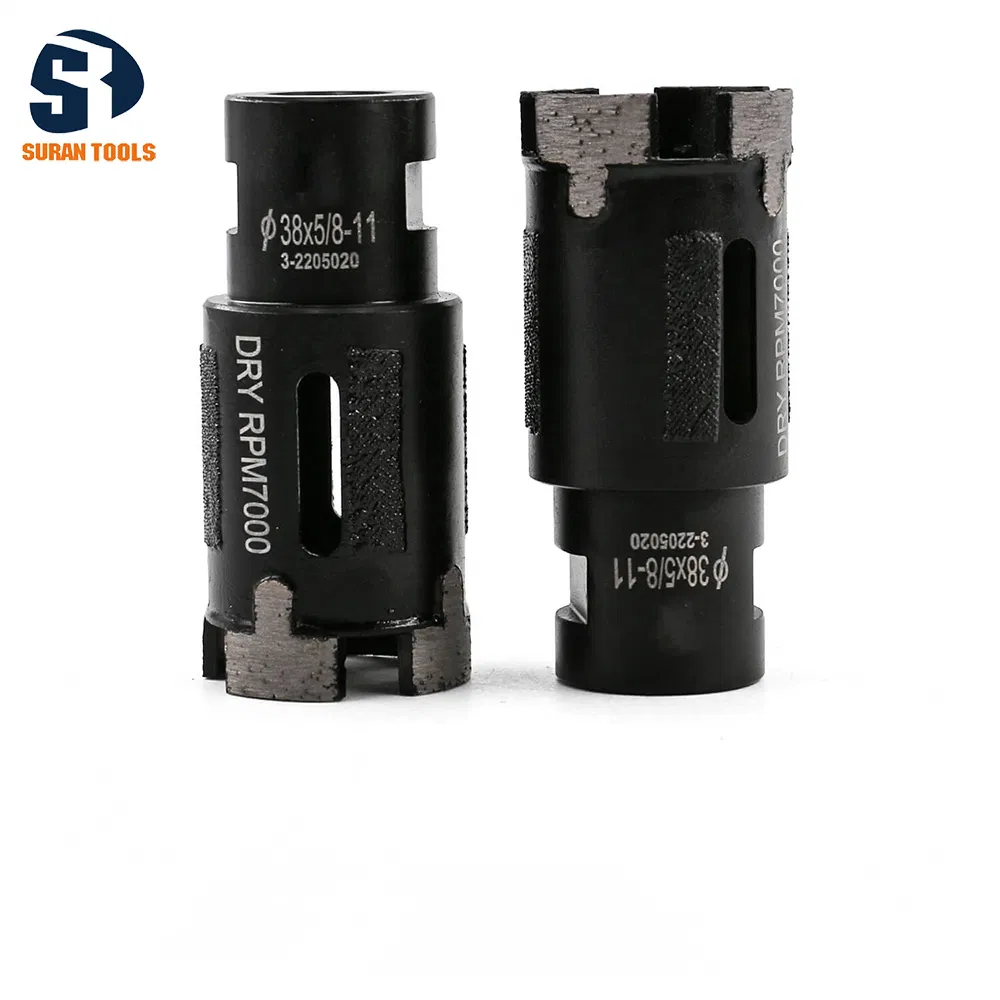 38mm Wet Dry Diamond Core Drill Bits for Stones Granite
