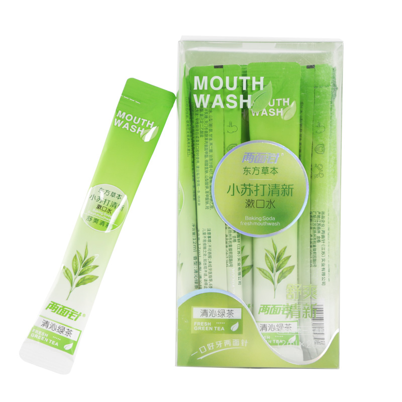 Wholesale 12ml Disposable Portable Sachet Pocket Mouth Wash OEM Fresh Breath Hotel Travel Size Mini Strip Mouthwash