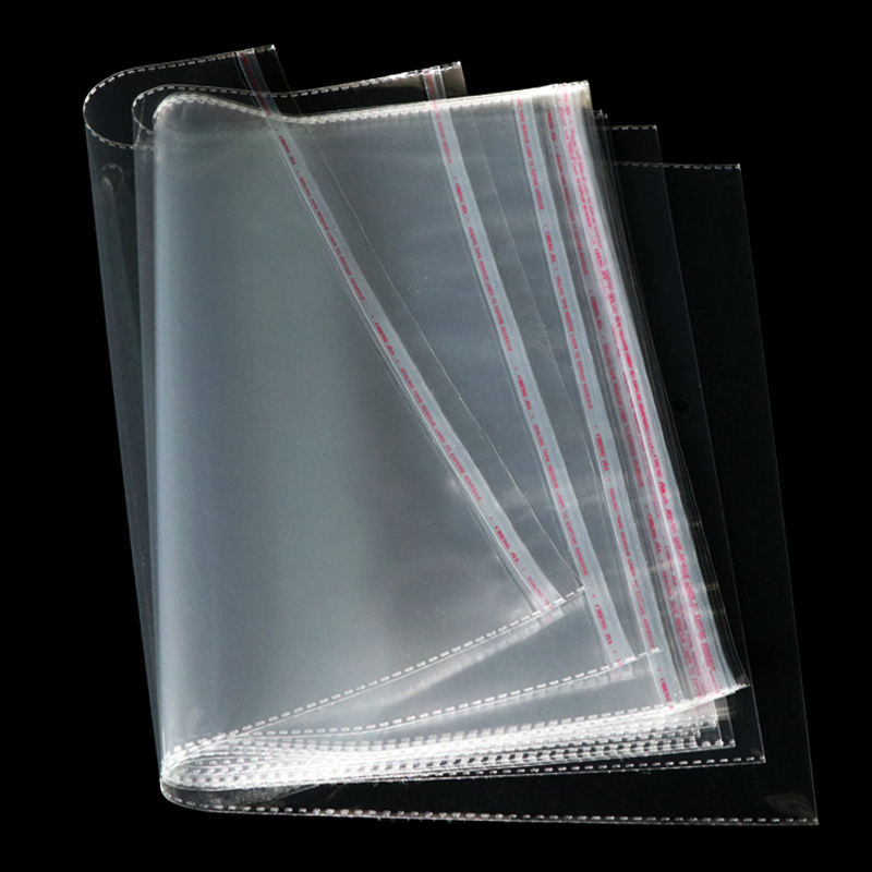 Custom or Clear Plastic Packaging Bag Gift Candy Bag with Ribbon for Party