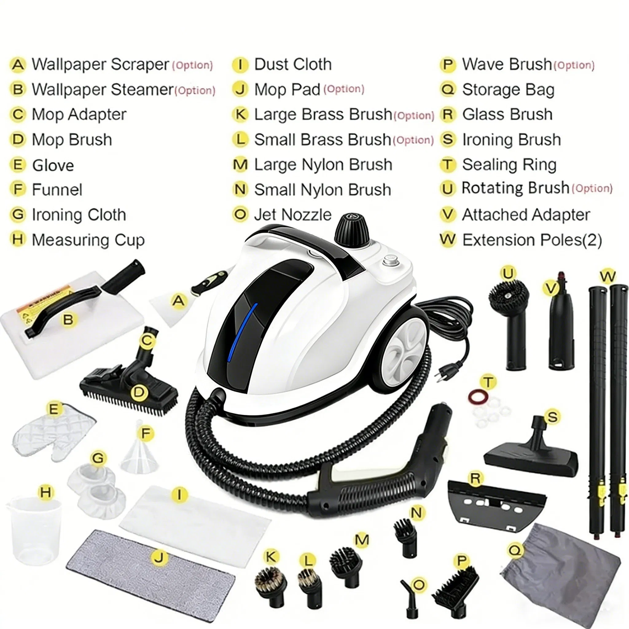 Multi Purpose Car Washing Sofa Cleaning Cleaning High Pressure Steam Cleaner