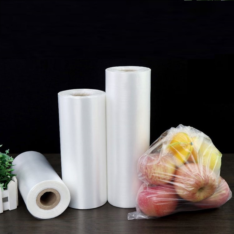 HDPE Flat Bags Fresh Food Packaging Bags. Freezer/ Food Grade/ Roll/ Flat/Storage/Food/Shopping/ Market Bags