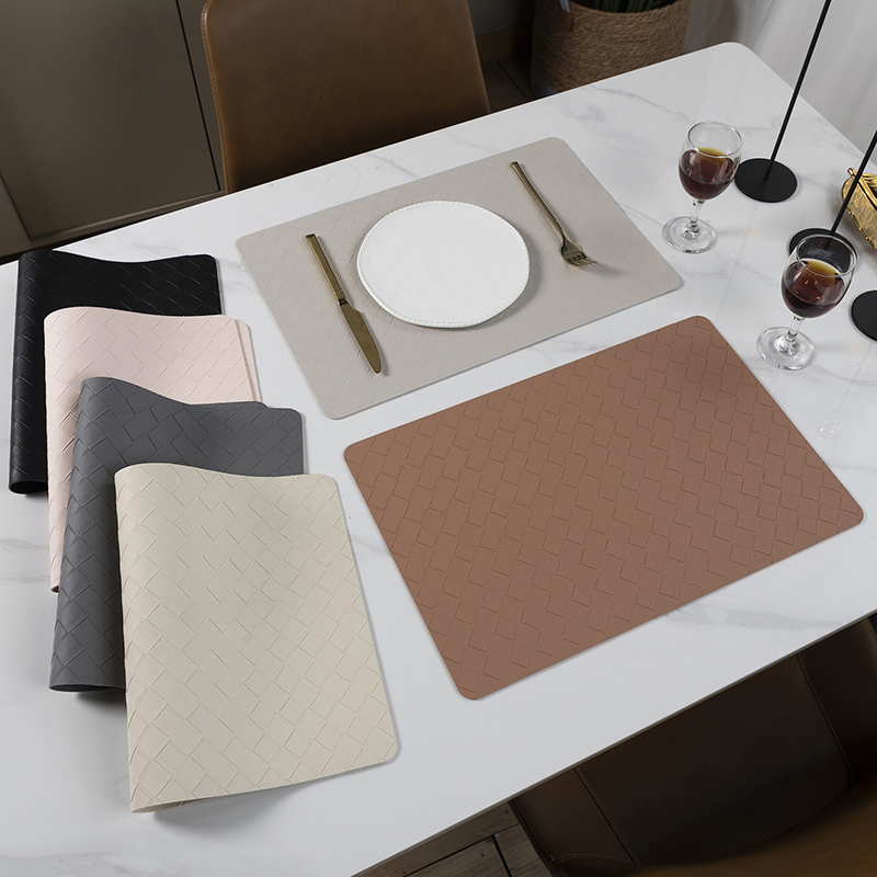 Premium PVC Leather Placemats for Elegant Dining Experience