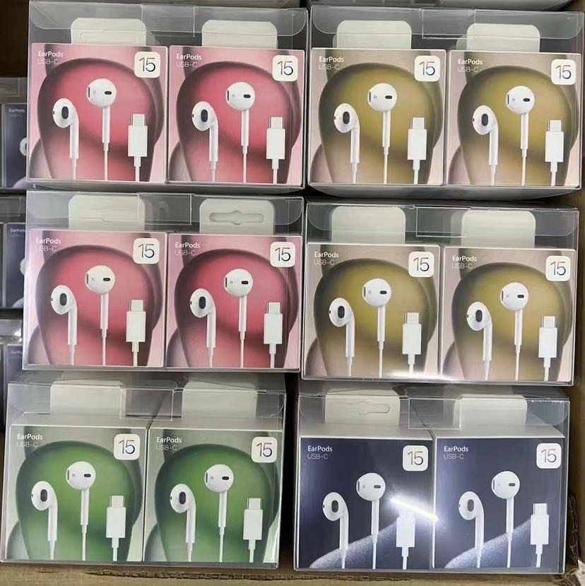 New Model Suitable for Apple 15 Earphones USB-C Wired Headphones Universal Typec Digital Headphones Support Call Line Control