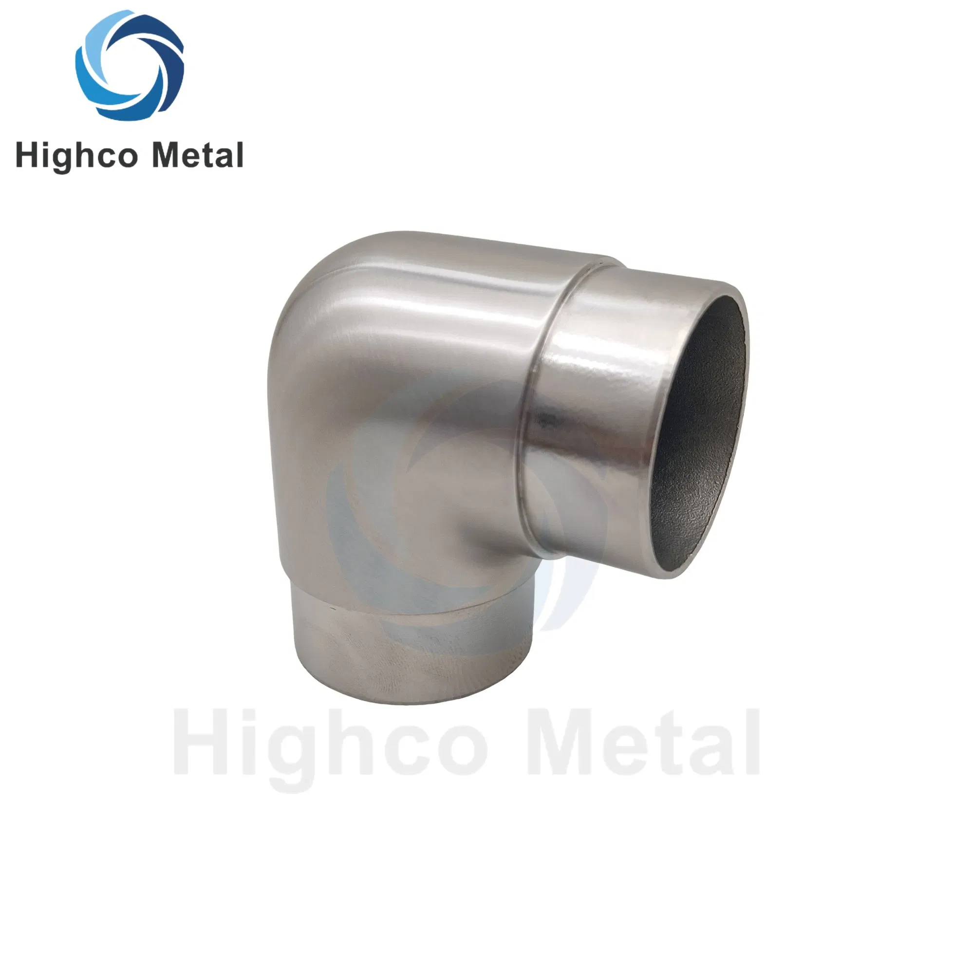 Stainless Steel 90 Degree Tube Joiner Handrail Elbow Stair Railing