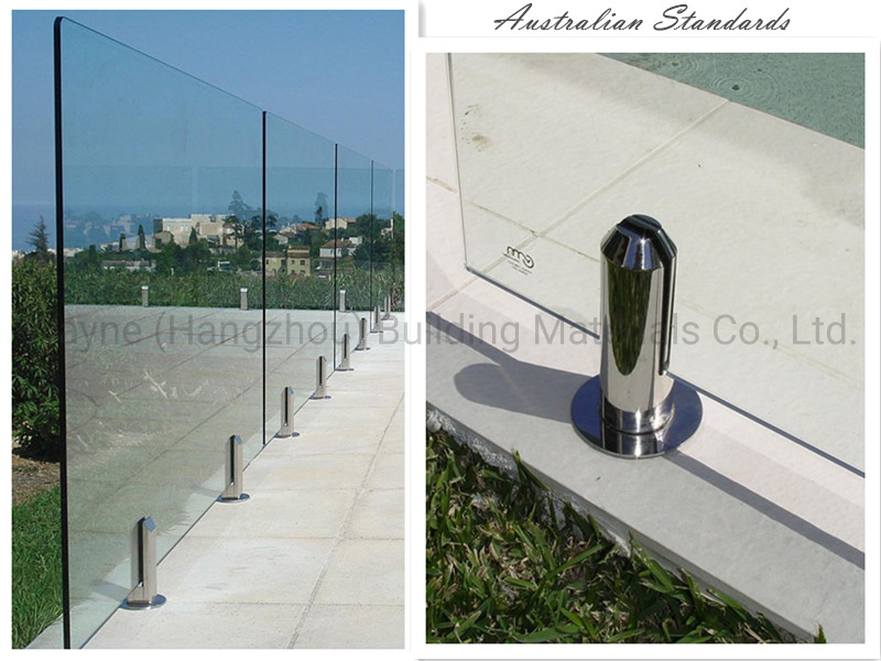 China Factory Direct Price 10mm Clear Toughened Sgp Laminated Glass Pool Fence