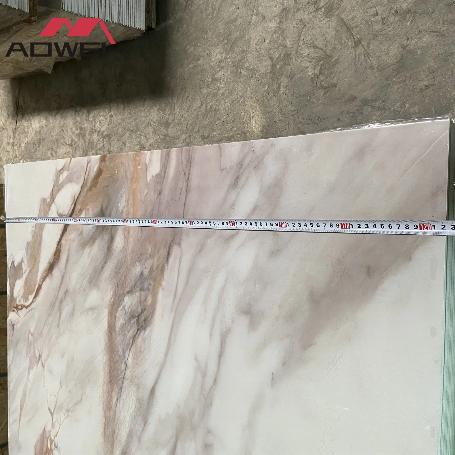 China Factory High Gloss PVC Wall Panel Marble Sheet for Interiors Decor