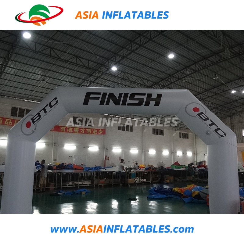 Customized Advertising Inflatable Arch with Magic Tape Logo