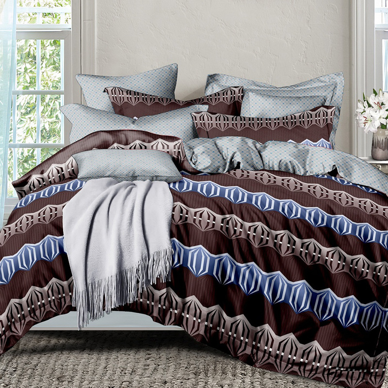 Luxury Soft Breathable Home Disperse Print Duvet Cover Bedding Set Bella Bedding Factory