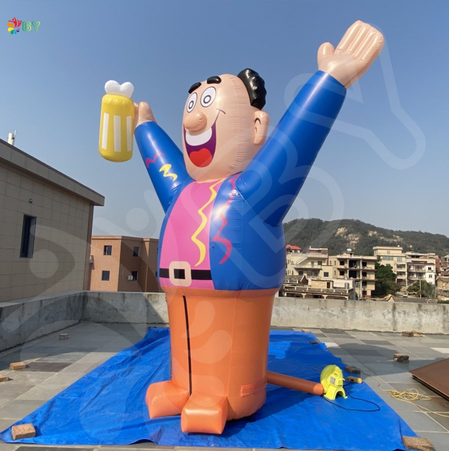 New Design Inflatable Holland Doll Advertising Inflatable Abraham Balloon for Outdoor Decoration