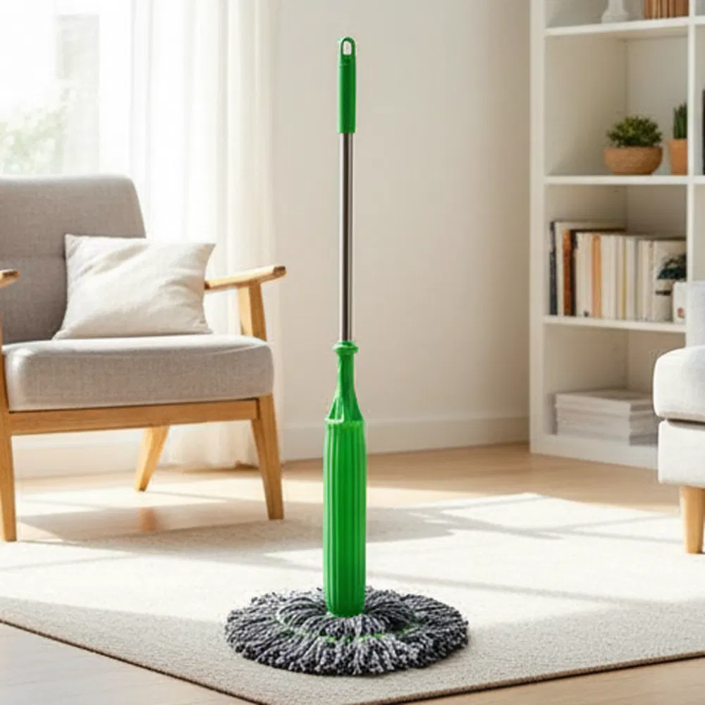 Versatile Microfiber Flat Mop for Home and Office Cleaning