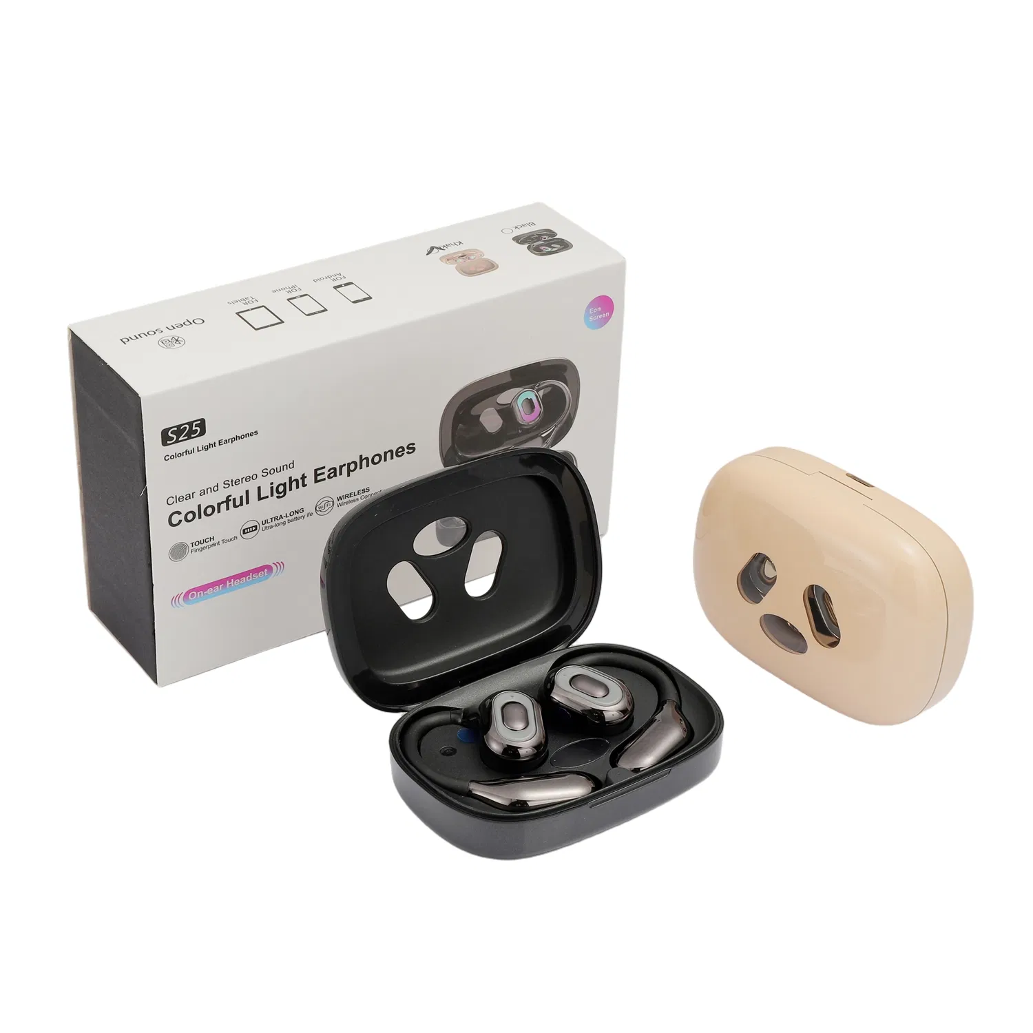 Wireless Bluetooth Ows Noise Cancelling Hot Selling Mobile Phone Earbuds