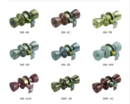 588 Furniture Mortise Lock Security Knob Door Lock