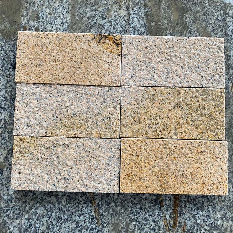 Anti-Slip Flamed Finish Chinese G682 Yellow Beige Rusty Granite Outdoor Paving Stone
