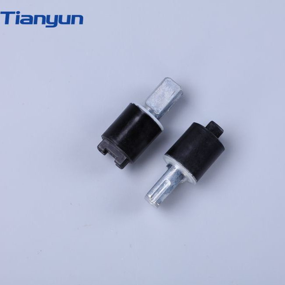 Zinc Alloy Adjustable Torque Soft Close Silver Rotary Damper