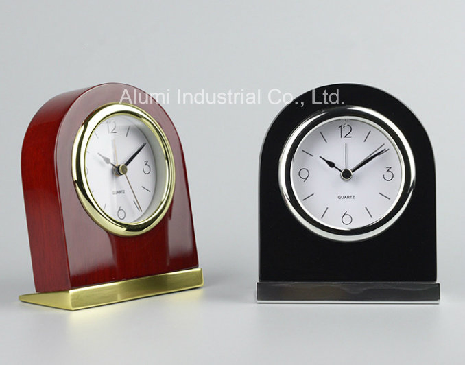 Wooden Table Alarm Clock for Hotel Rooms Hotel Equipment