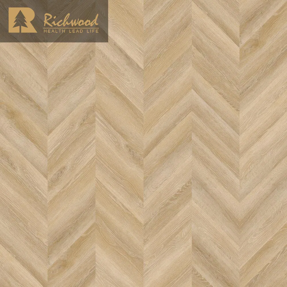 Виниловые SPC-плиты Fishbone под дерево для пола и потолка