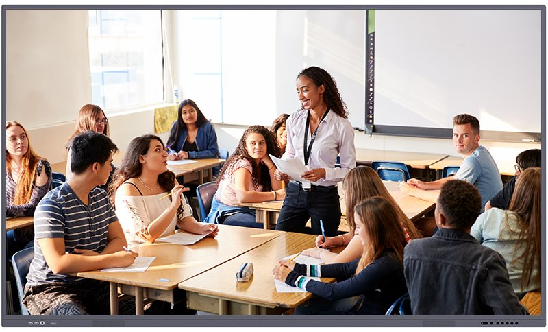 75inch Dual System Optional Large Interactive Display Screen for Schools