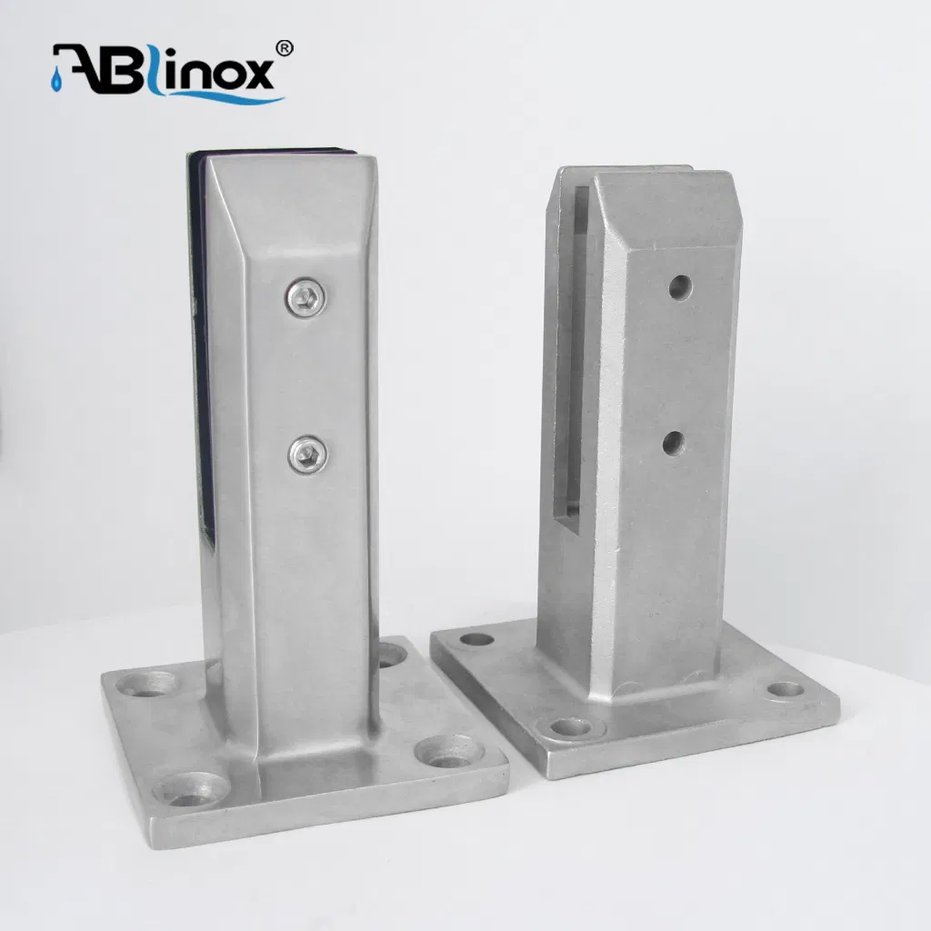 316 Stainless Steel Balcony Railing Glass Clamp
