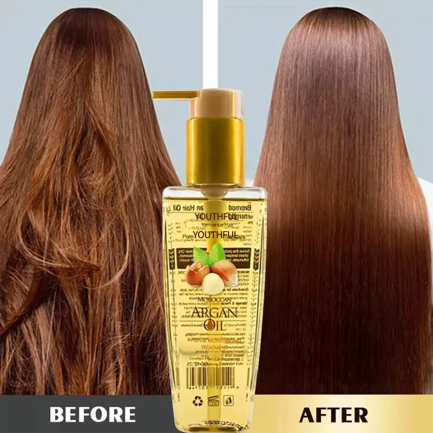 Argan Contains Vitamin E Treats Split Ends and Frizzy Argan Hair Oil