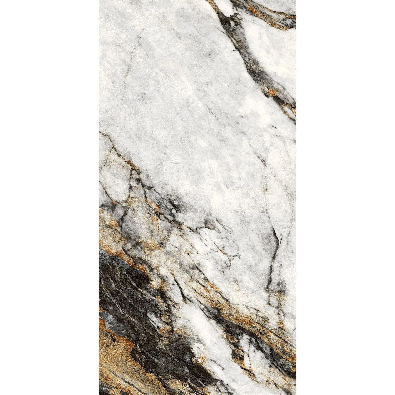 Полированная плитка из мрамора для ванной и стен