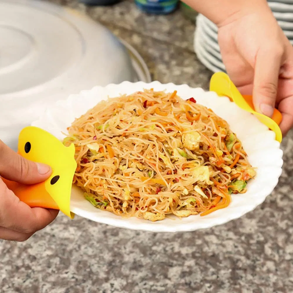 Kitchen Mittens Mini Oven Mitt Duck Pattern Small Heat Resistant Gloves