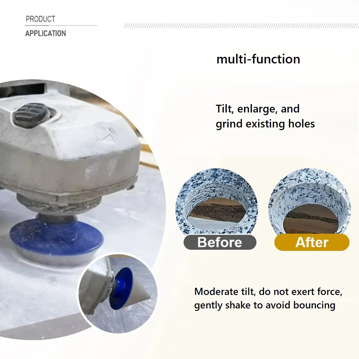 Premium Vacuum Brazed Diamond Bit for Masonry Countersink Projects