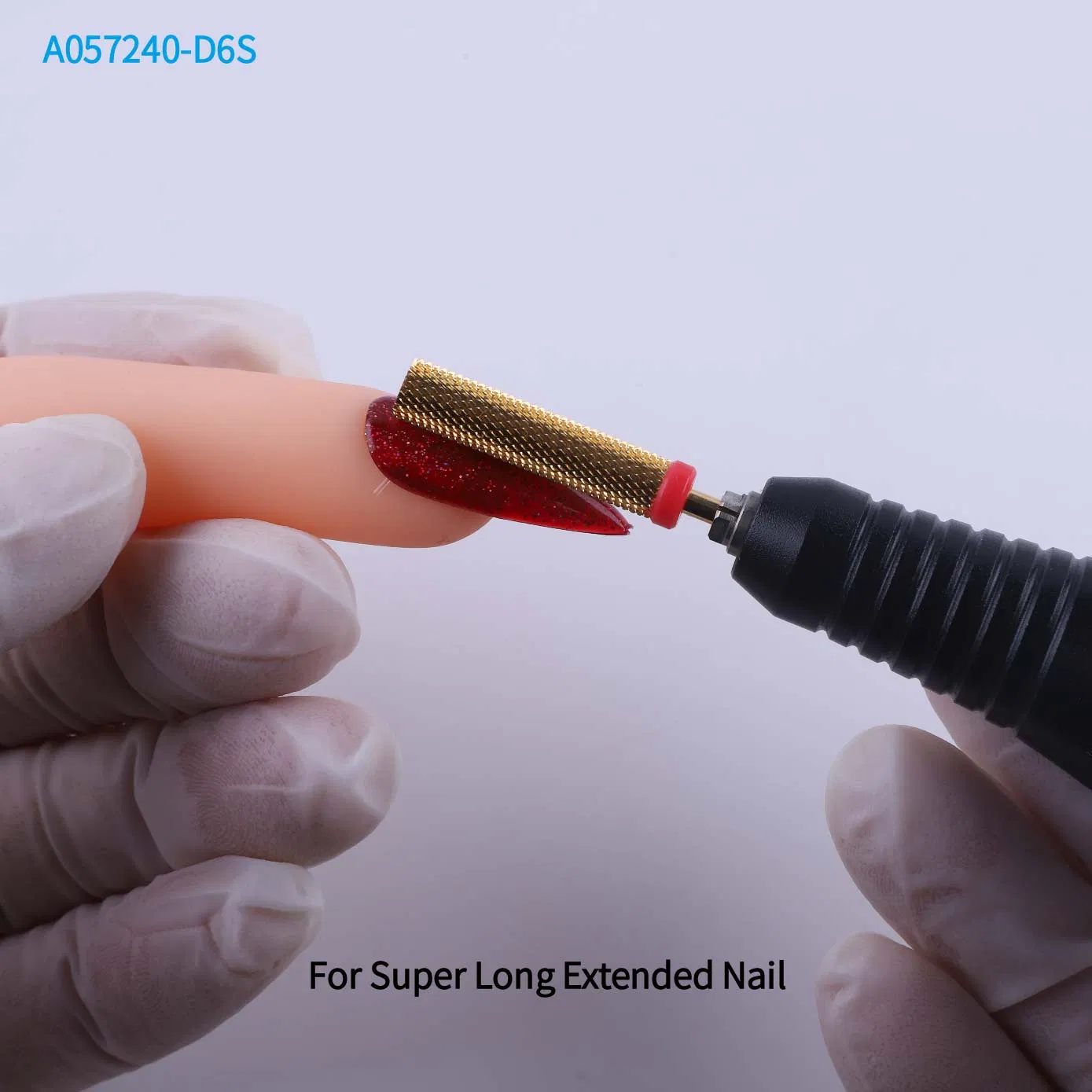 Two Way Super Barrel Extended Use Gold Coating Carbide Nail Drill Bit