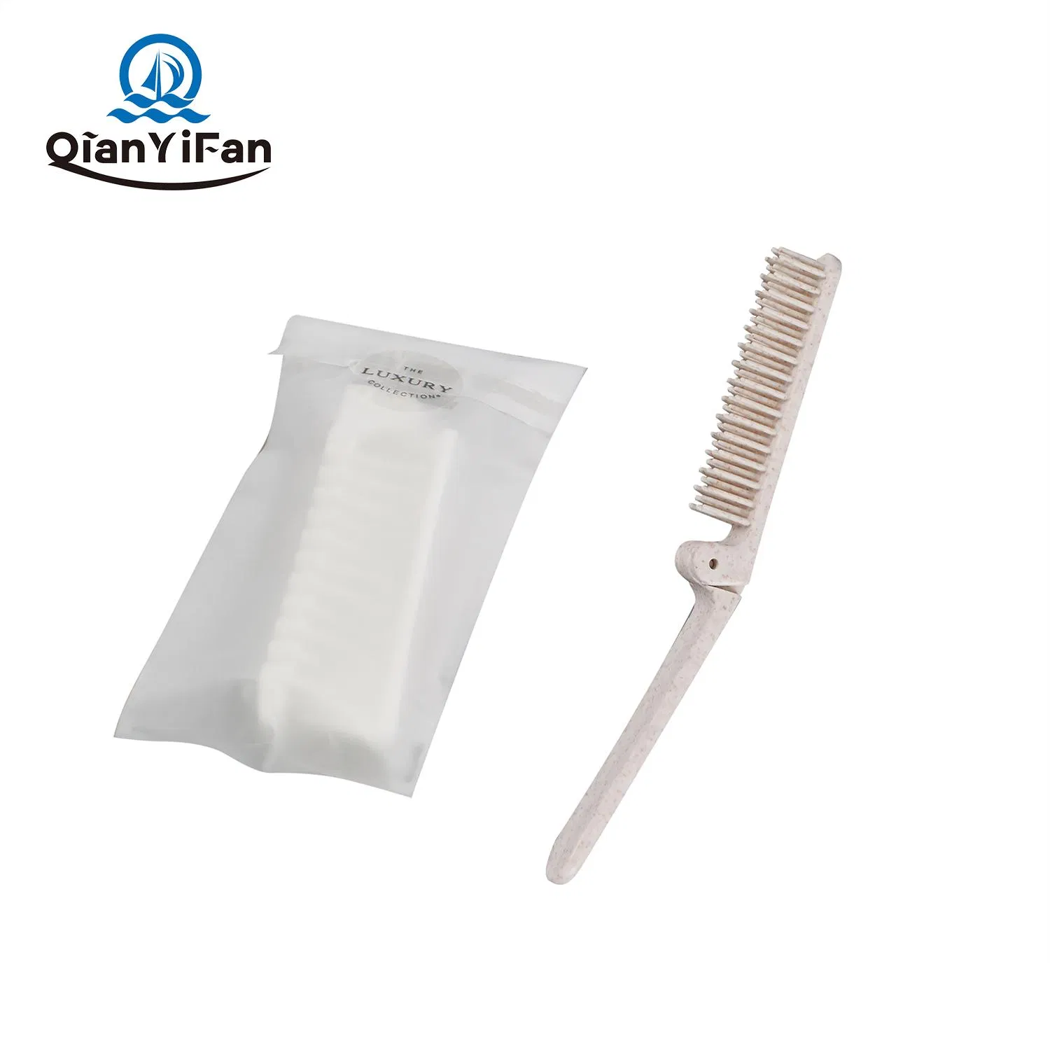 Hotel Disposable Wheat Straw Comb Individually Wrapped Suitable for Hotels, Resorts, SPA, Family