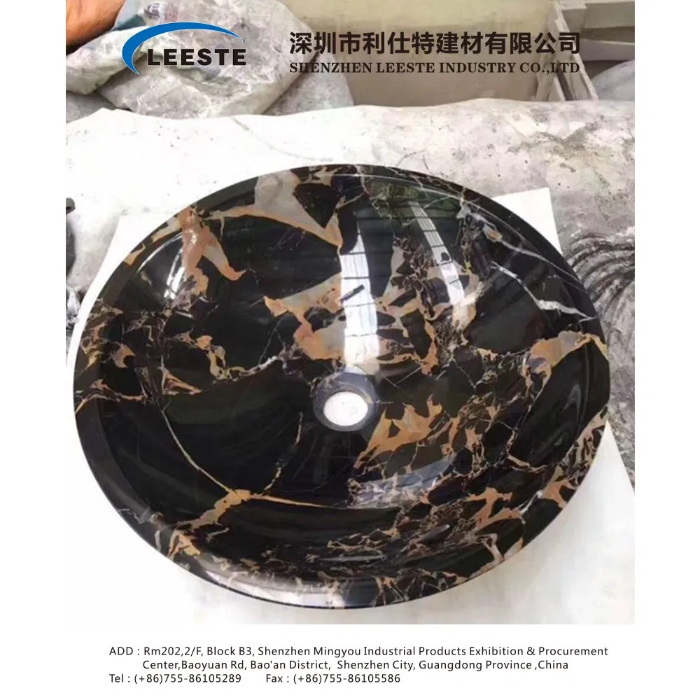 Popular China Luxury Evergreen Marble Basin for Sale