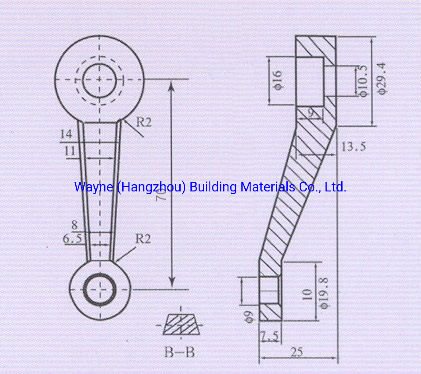100mm Stainless Steel Spider with One Long Arm, Glass Spider, Curtain Wall Hardware