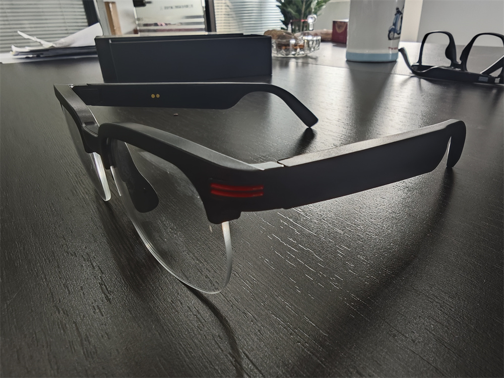 2024 New Products Fashion Trendy Music Call Sunglasses Removable Half Frame Bluetooth Smart Eyeglasses Rechargeable 2024 GS200