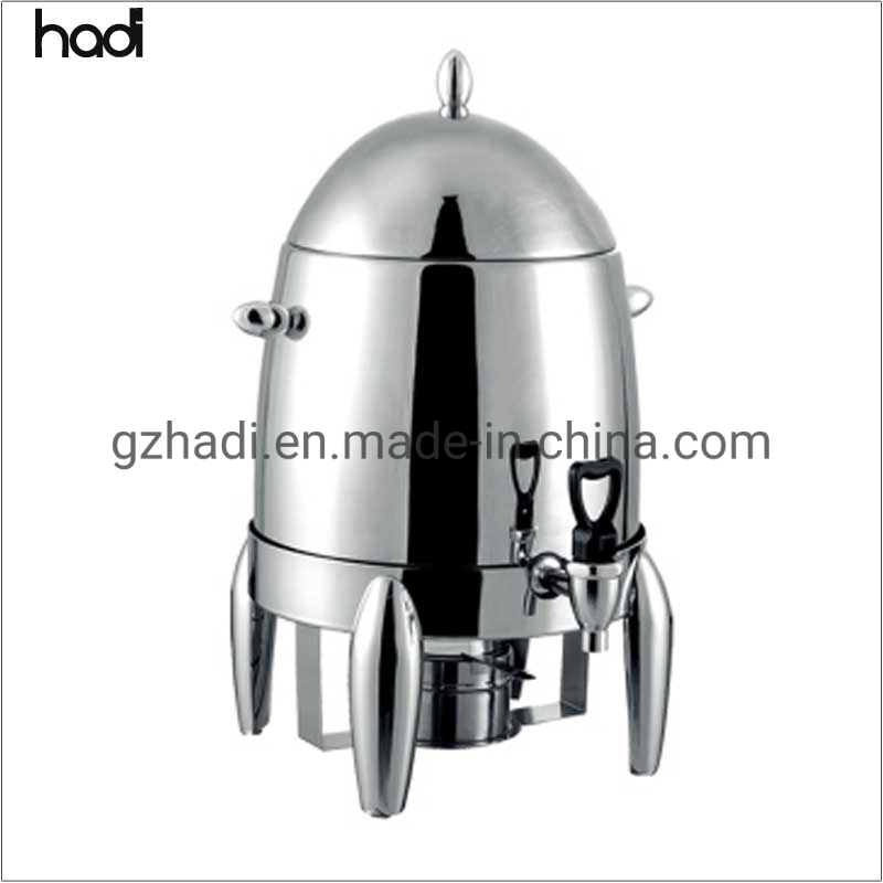 Catering Equipment Wholesaler Hadi Buffet Hotel Big Capacity Milk Coffee Urn Stainless Steel Silver Drink Dispensers Juice Tea Dispenser